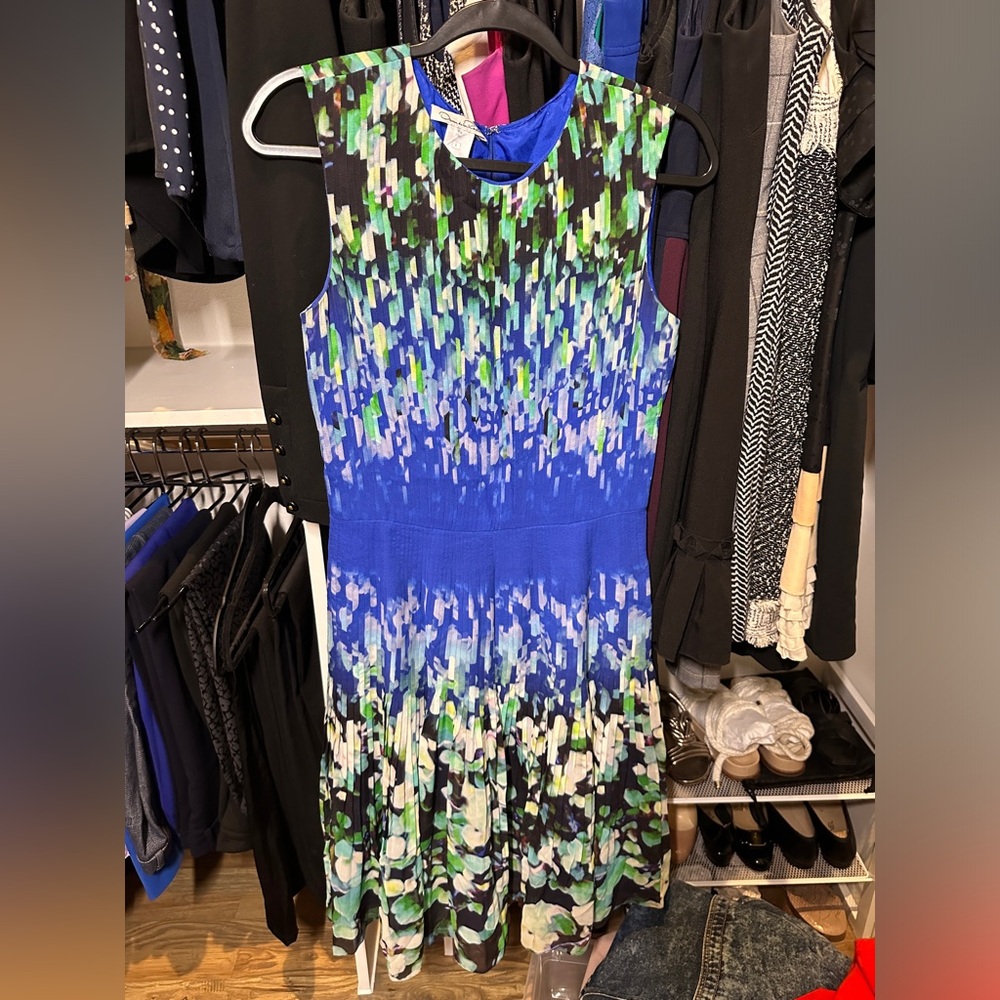 Oscar De La Renta floral dress